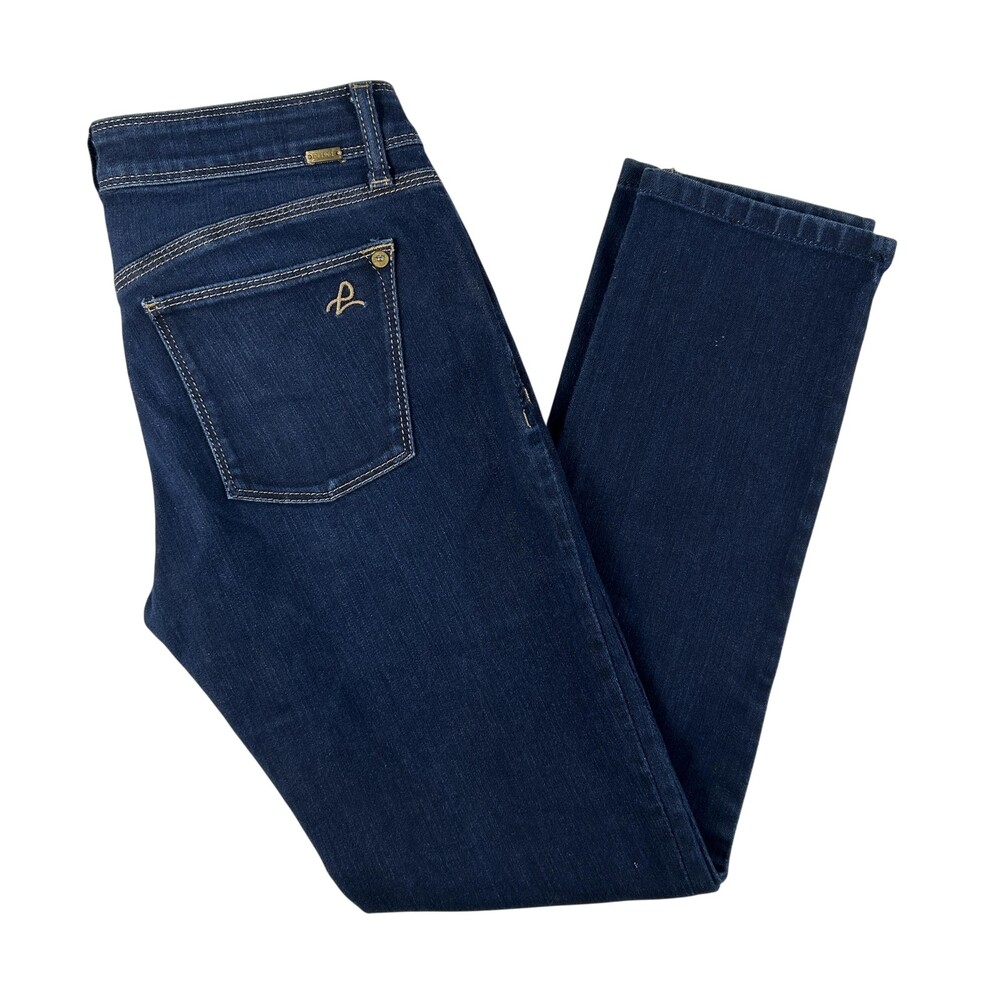 DL1961 Angel Jeans Womens 28x27 Dark Wash Mid Rise Skinny Ankle Stretch Denim